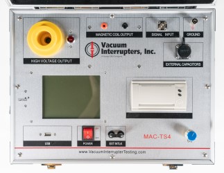 Vacuum interrupter test set MAC-TS4-face-plate